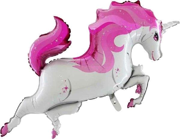 Pink Unicorn Shaped Balloon