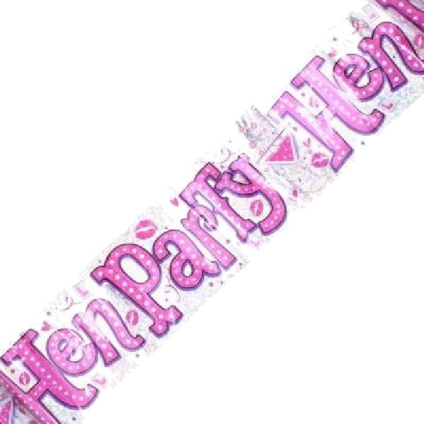HEN PARTY 9FT BANNER