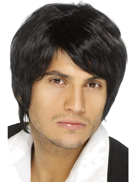 Boy Band Wig — Black