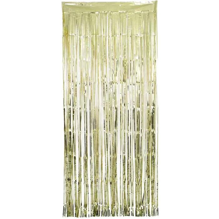 Metallic Gold Foil Door Curtain