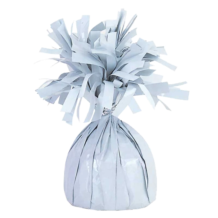 White Foil Balloon Weight 3
