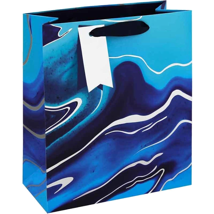 BLUE MARBLE MEDIUM GIFT BAG 6
