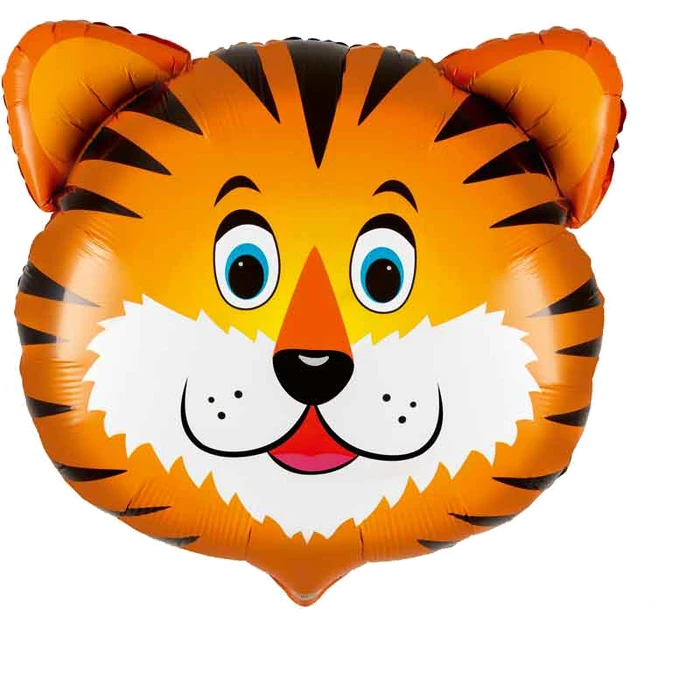 21In Medium Tiger Shaped Foil