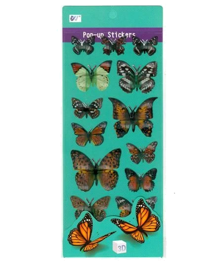 Stickers Butterfly Assorted