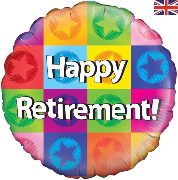 HAPPY RETIREMENT 18IN FOIL BALLOON
