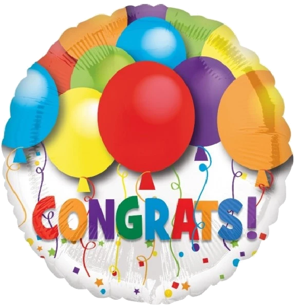 BOLD CONGRATULATIONS 18IN FOIL
