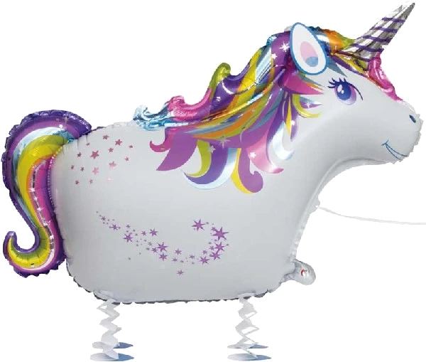 Unicorn Walking Foil Balloon