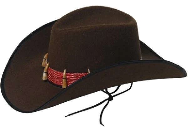 Adult Cowboy W/Teeth Hat