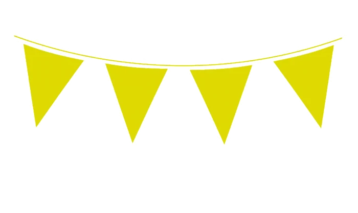 10M Regular Lime Green Bunting