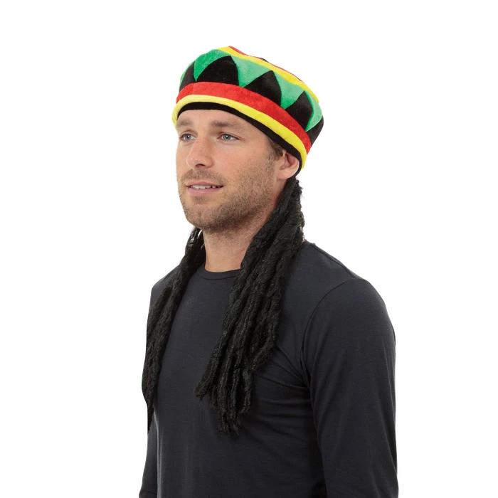 Rasta Hat with Hair