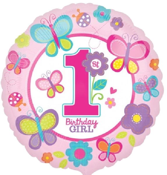 18IN SWEET BIRTHDAY GIRL FOIL BALLOON