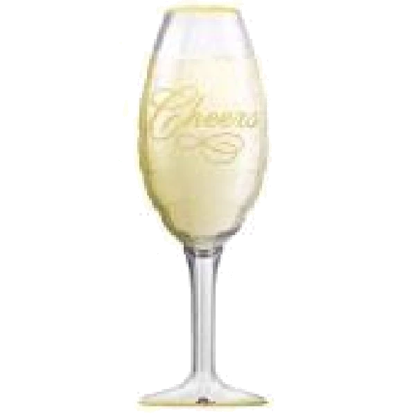 Champagne Glass Jumbo Foil Balloon