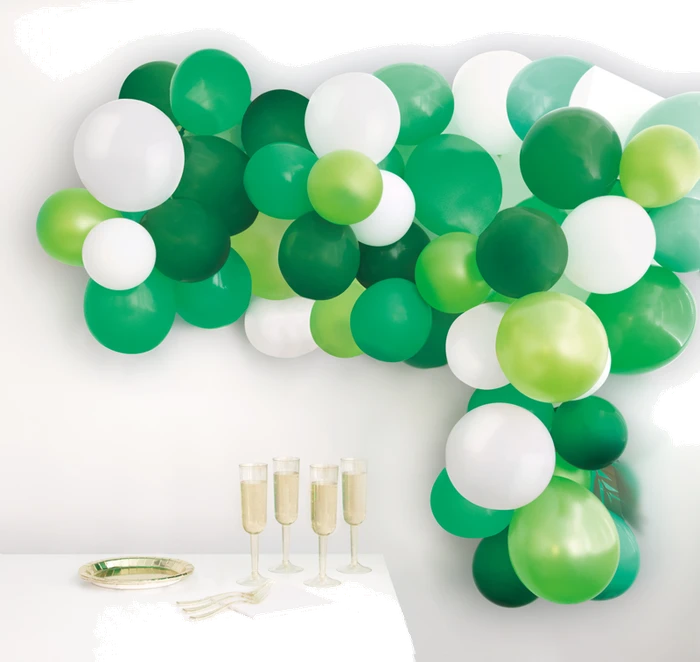 40Pc Green Balloon Arch Kit