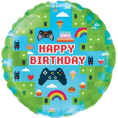 18In Blox Game Birthday Foil Balloon