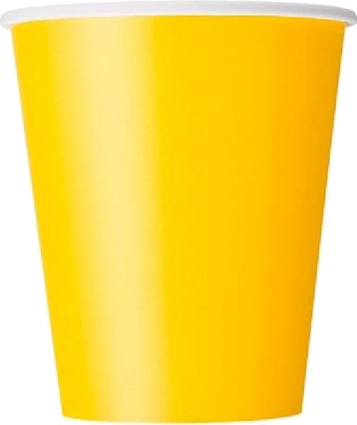 14PK 9OZ YELLOW CUPS
