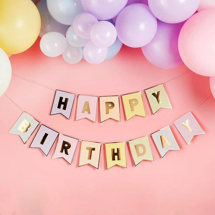 3M Pastel Happy Birthday Fl