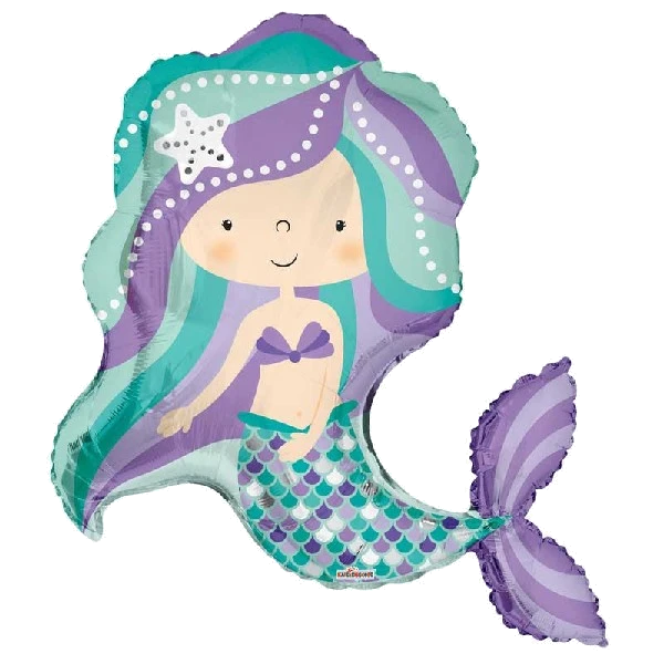 36In Mermaid Foil Balloon