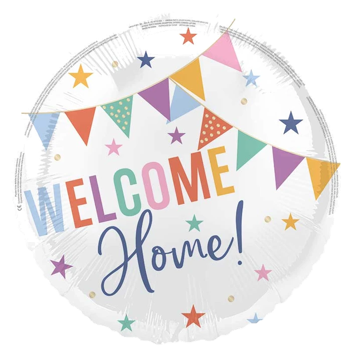18in WELCOME HOME FOIL BALLOO