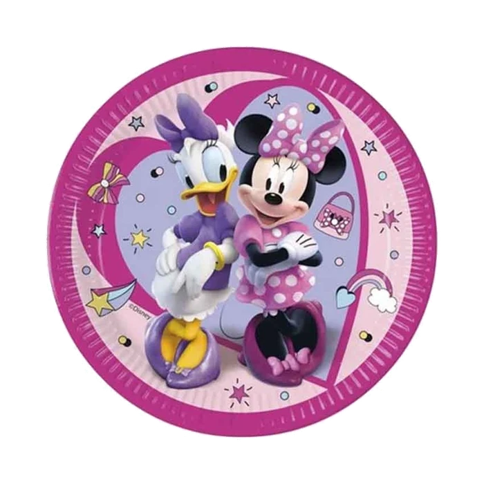 8Pk 23Cm Minnie Junior Plates