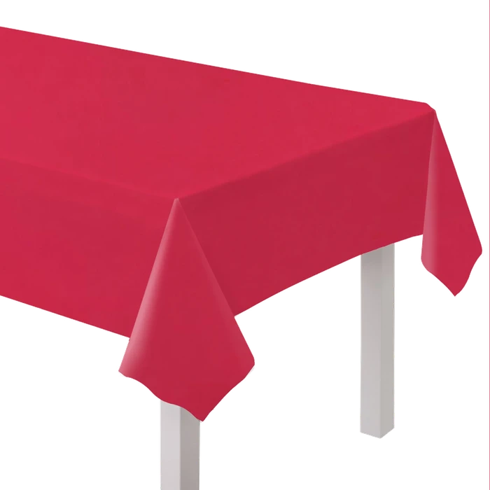 Bubblegum Pink Plastic Tablecover