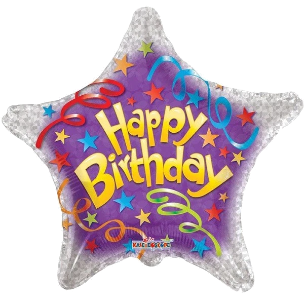 18IN BIRTHDAY STREAMERS FOIL