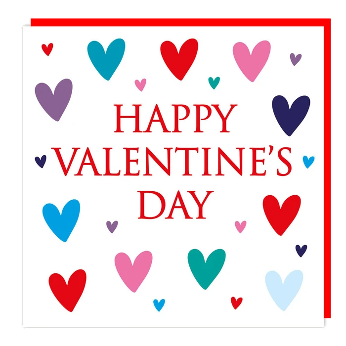 Valentines - Heart Border - Foil/Emb
