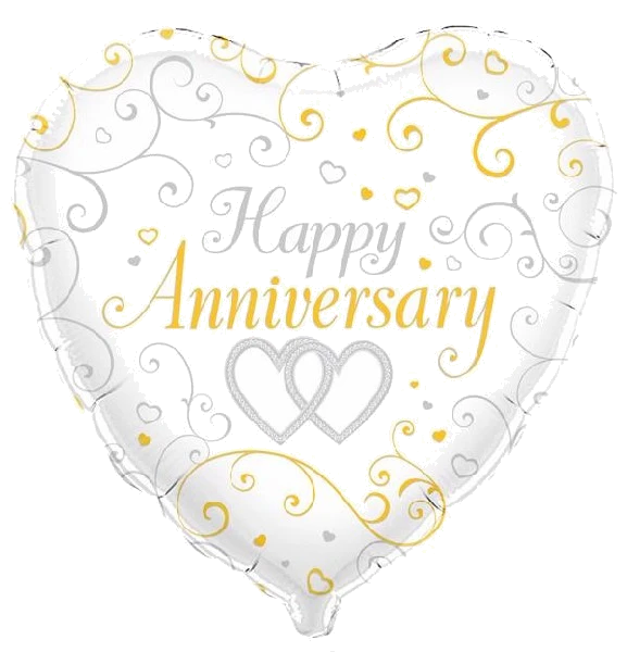 HAPPY ANNIVERSARY 18IN FOIL