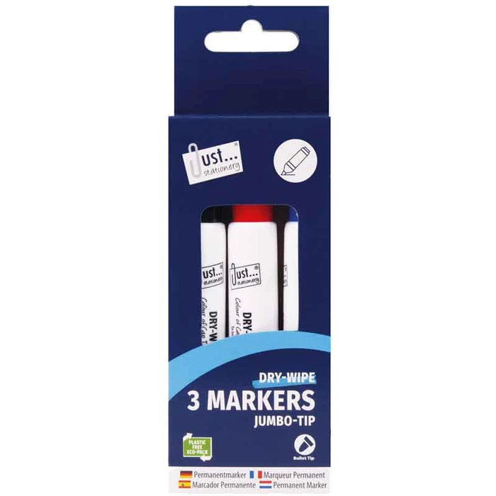 Just Stationery Markers Chunky Dry Wipe