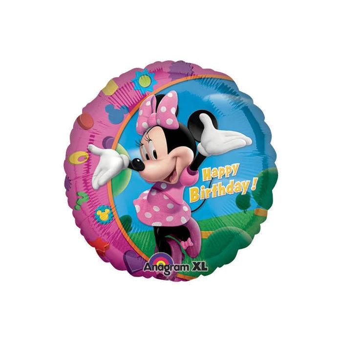 Minnie Happy Bday 18In Foil Balloon