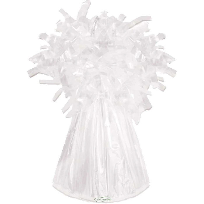 White Foil Balloon W