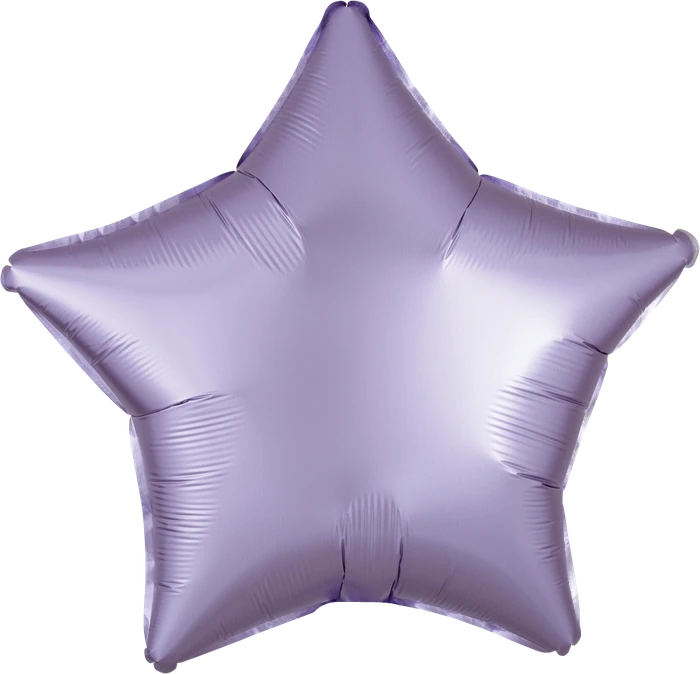 19In Satin Luxe Pastel Lilac Star