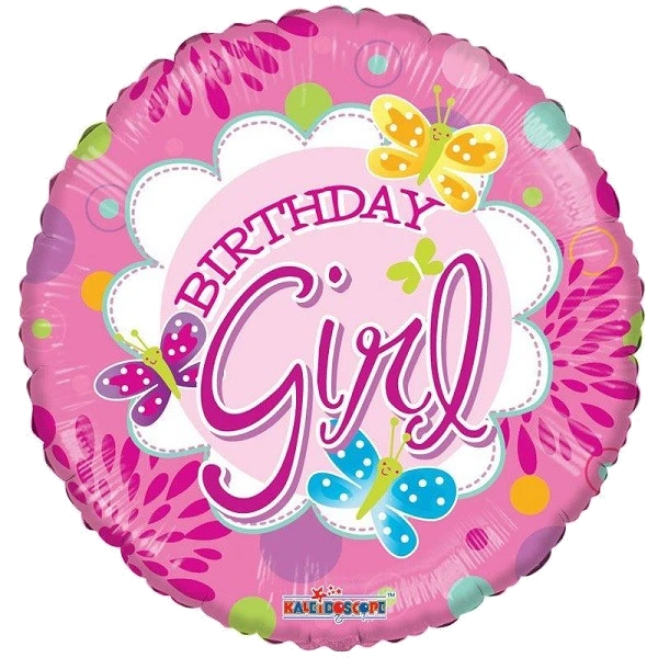 18IN BIRTHDAY JUVENILE GIRL FOIL