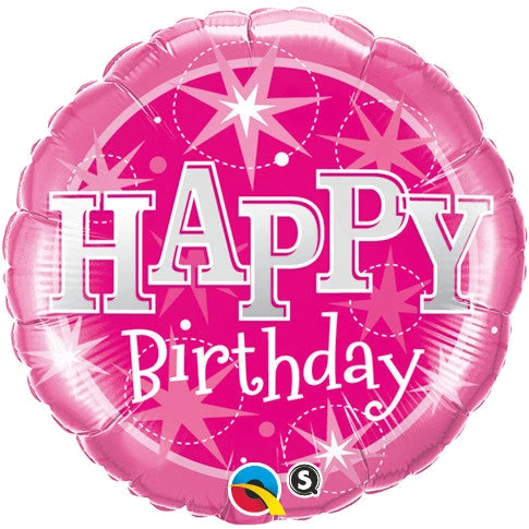 18In Pink Happy Birthday