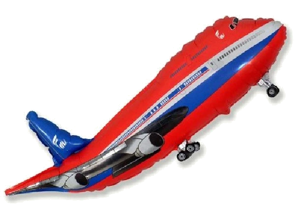 30In Red Aeroplane Supershape
