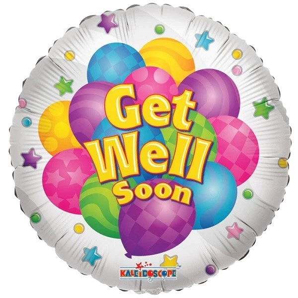 18IN GET WELL BALLOONS FOIL BALLOON