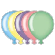 25PK PASTEL PARTY BALLOONS 6S