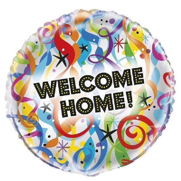 18IN BRGHT WELCOME HOME FOIL BALLOON
