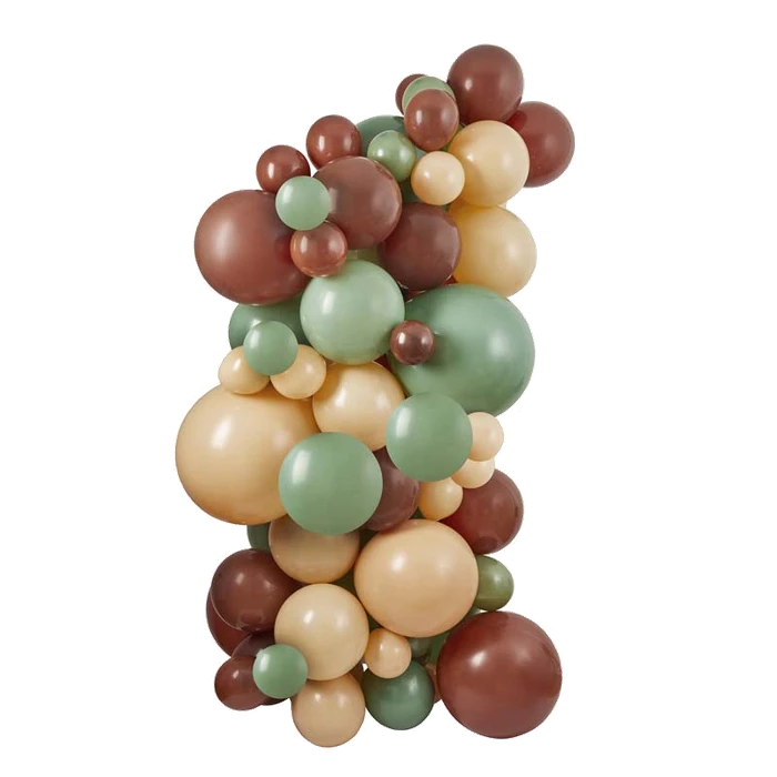 63Pc Sage Green Balloon Arch