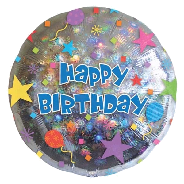 18IN CONFETTI BIRTHDAY FOIL BALLOON