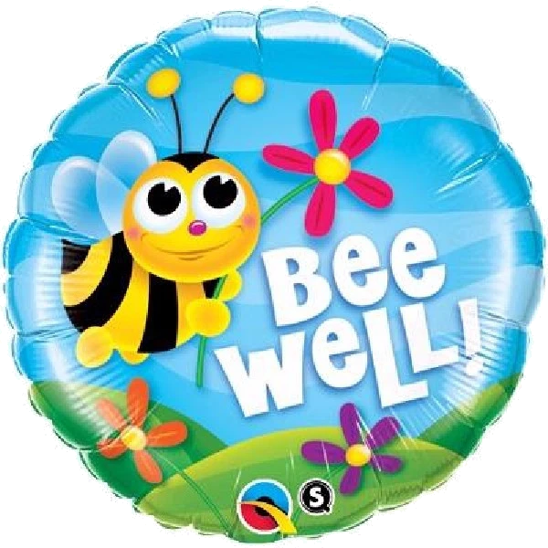 BEE WELL FLOWERS 18IN FOIL BALLOON