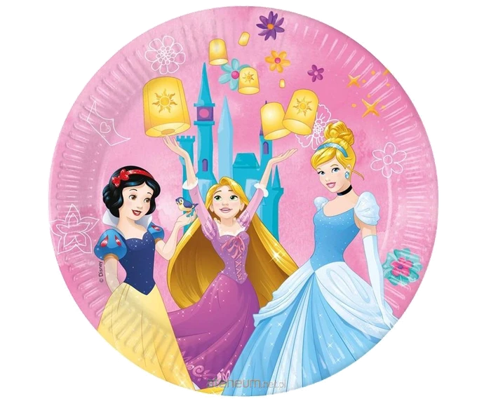8Pk 23Cm Disney Princess Live Your Story Plates