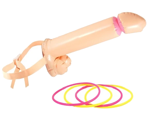 5Pc Inflatable Willy Hoopla Game