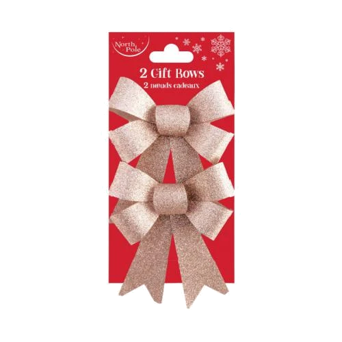 Rose Gold Gift Bows
