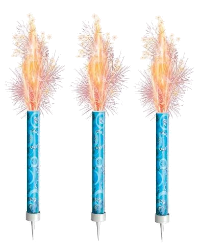 3PK BLUE FOUNTAIN DECORATION