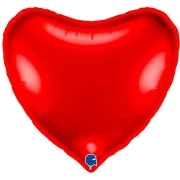 36in RED HEART FOIL BALLOON