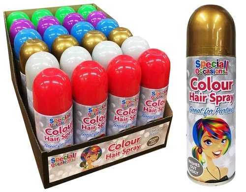 200Ml Coloured Hair Spray 24S
