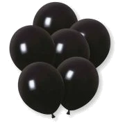 (10) 12In Black Premium Balloons
