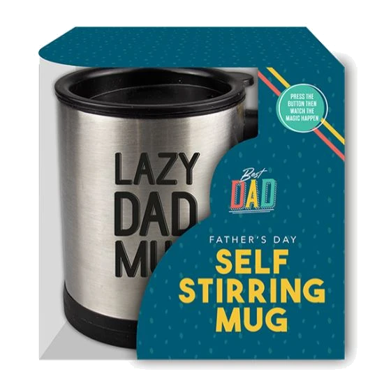 FATHERS DAY SELF STIRRING MUG