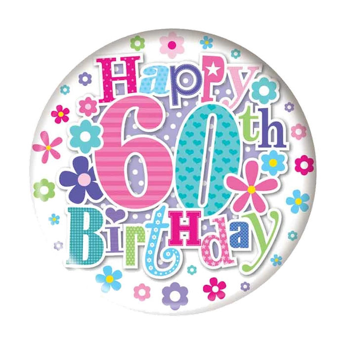 60Th Badge