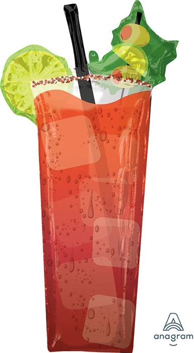 Red Cocktail Balloon